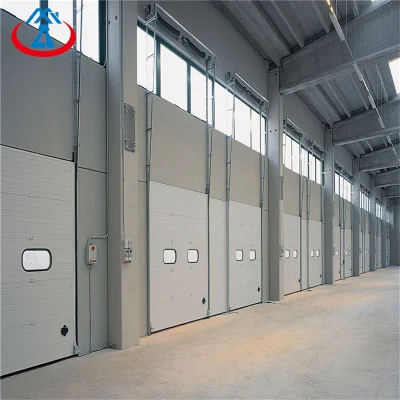 China Industrial Insulated Sectional Overhead Lifting Steel Door