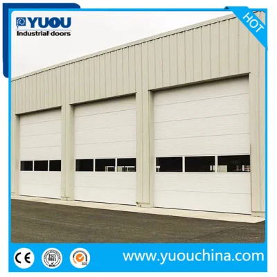  Easy Lift Side Opening White Flush Sectional Industrial Door