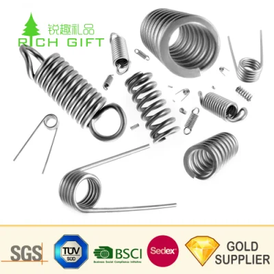 Manufacturer Customized Small Coil Double Torsion Clip Precision Wire Torque Force Mechanical Torsional Spring