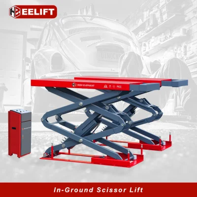 CE Certification 3 Ton Hydraulic Scissor Car Lift in Stock Fast Delivery Auto Body Systems/Wheel Alignment/Tire Changer/Wheel Balancer/Car Lift