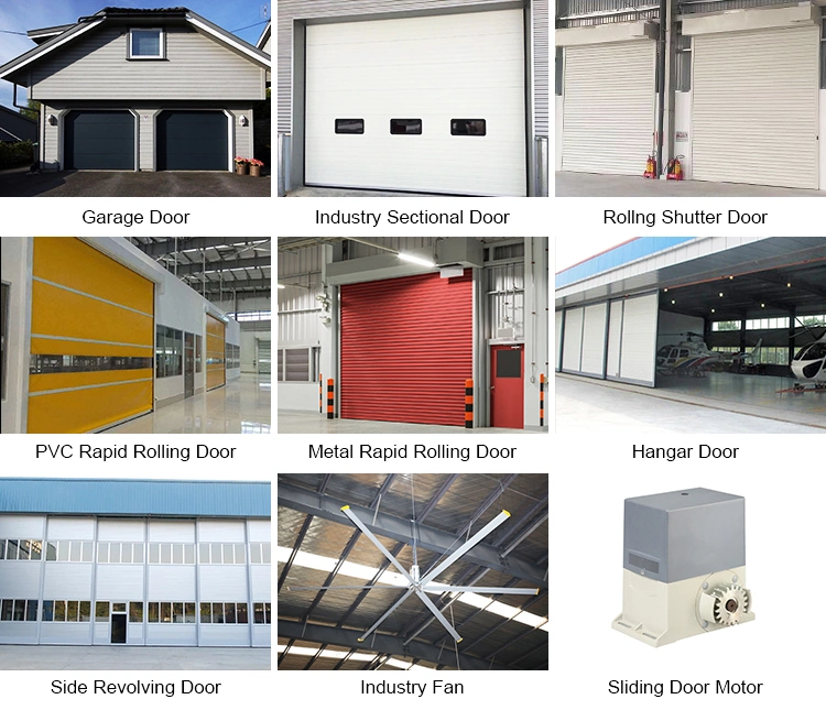 Three Layer Residential Garage Door with Good Quality and Price Equipped with Strong Torsion Spring