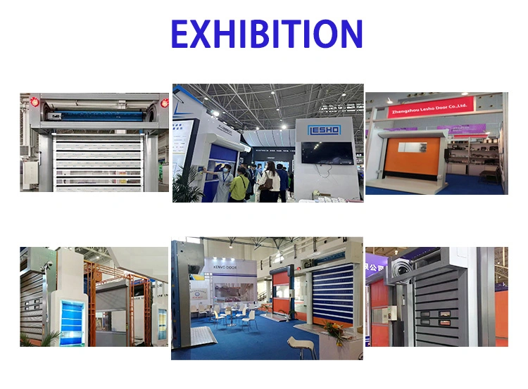 Industrial Rolling Door Automatic High Speed Door Aluminum Spiral Fast Roller Shutter Security Door