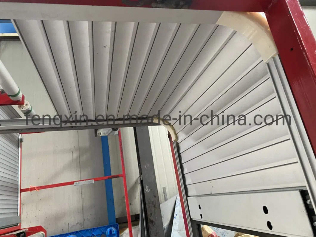 Horizontal Fireproof Roller Shutter Door Aluminum Window