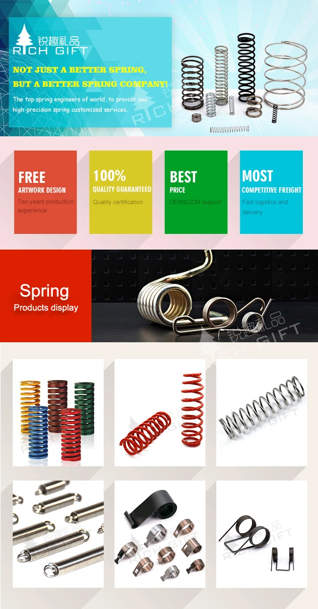 Custom Large Garage Door Lock Handle Torsion Spring Clamp Toy Hair Clip Small Assortment SWC Material Trailer Ramp Flat Bar Double Spiral Spring for Mouse Trap