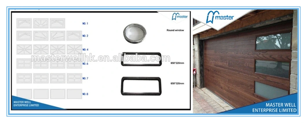 Modern Uused Industrial Residential Overhead Sectional Golf Cart Garage Door