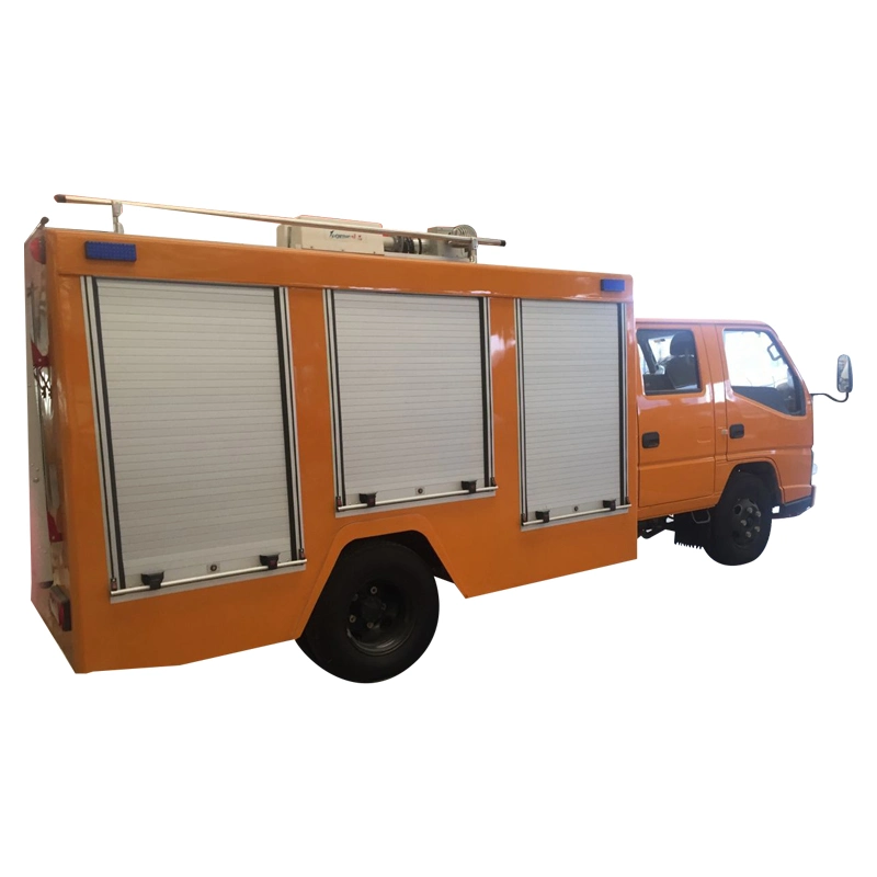 Customised Horizontal Fireproof Special Vehicles Metal Roller Shutter Door Emergency Rescue Truck Roll up Aluminum Ice Cream Van Rolling Shutters Doors Window