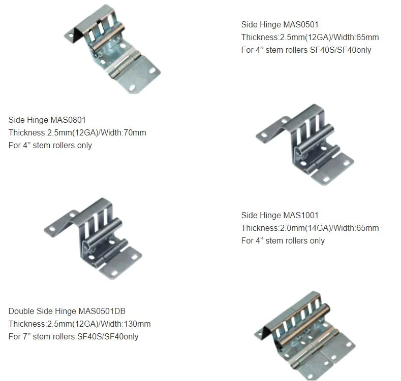 Garage Sectional Car Door Accessories Hinges