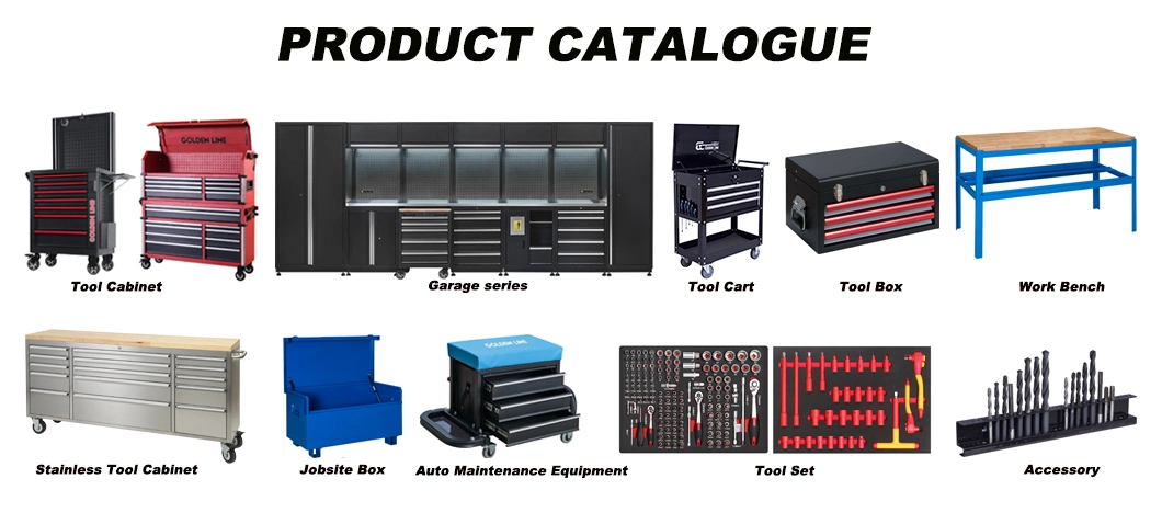 Goldenline Large Garage Storage Customized Jobsite Box Tool Cabinet