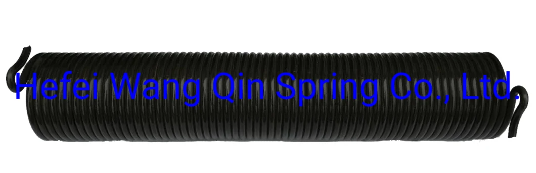 China Factory Black and Galvanized Steel Garage Door Spring