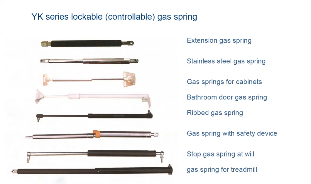 Furniture Adjustable Damper Gas Spring Bed Hydraulic Gas Lift