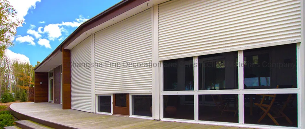 Safety Aluminum Rolling Roller Shutters Roll up Security Window with Remote Control