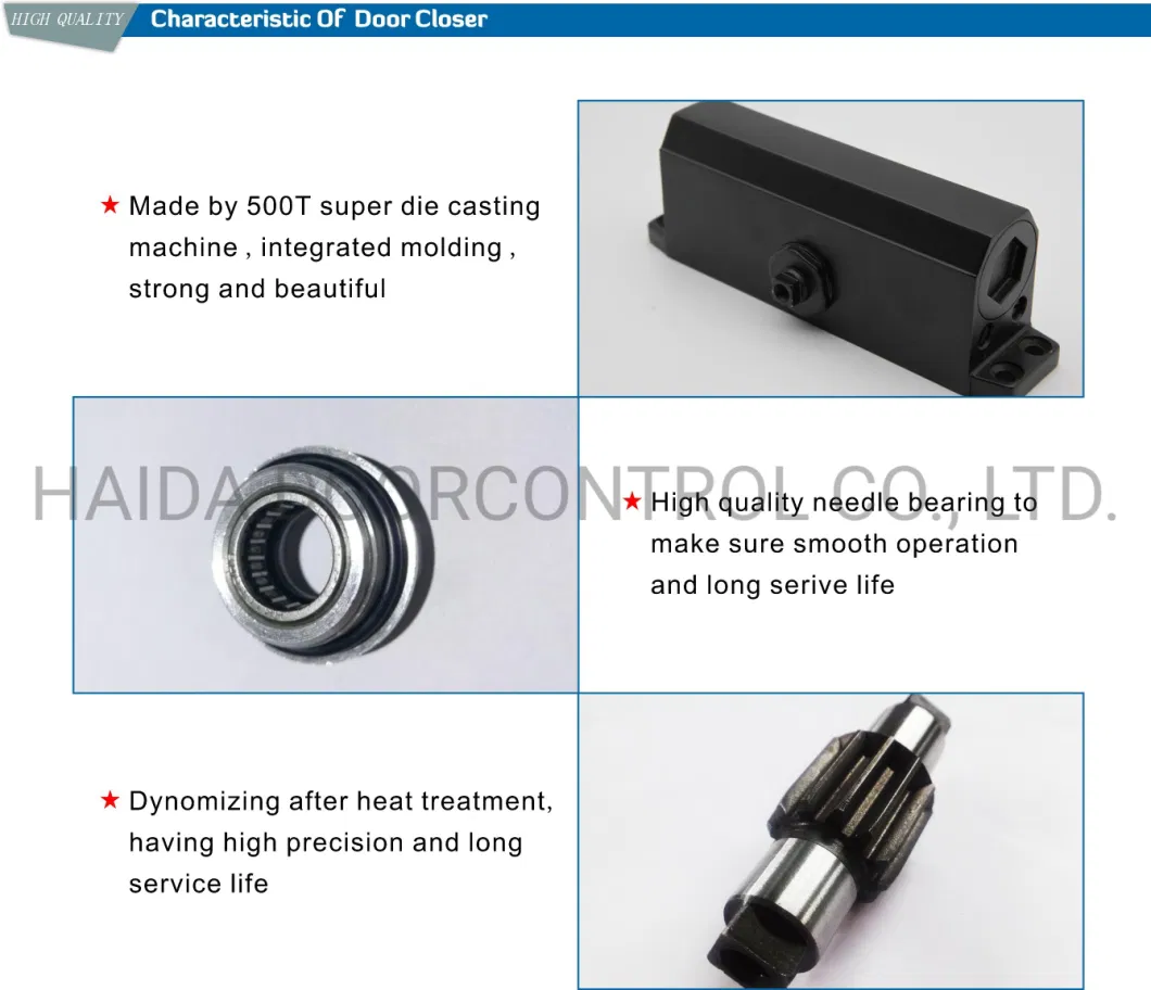 Glass Door Opener with Aluminum Cover and Maintainence Support