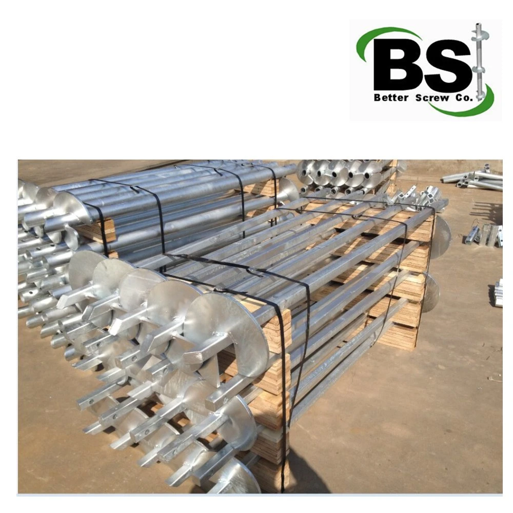 Square Supporting Pole Bar Shaft for Foundation Screw Piling