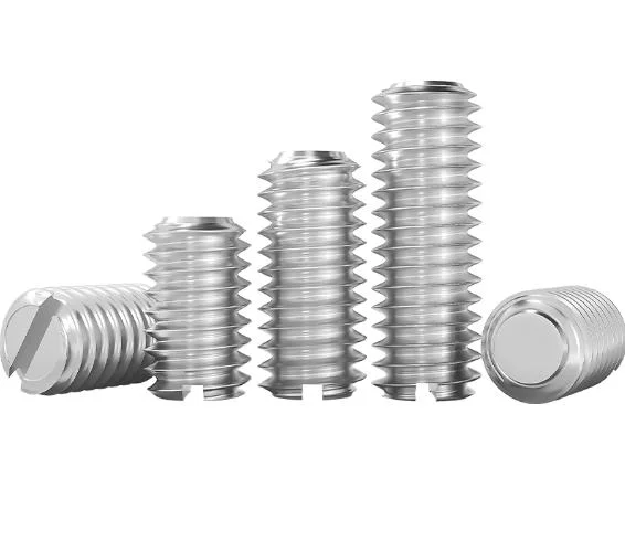 Stainless Steel Hexagon Socket Set Screw Flat Cup End Hollow