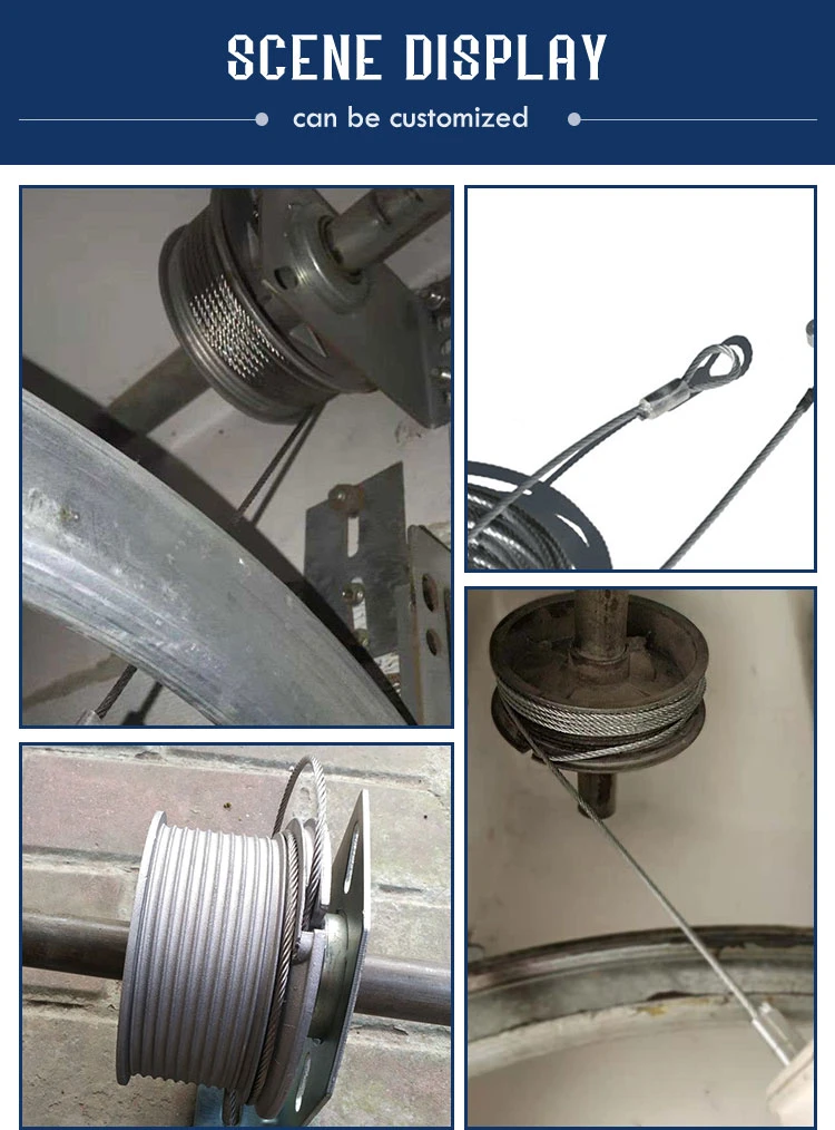 Garage Door 3&quot; Pulley and Cable Set - Hardware for Extension Springs Tilt up Garage Door Hardware