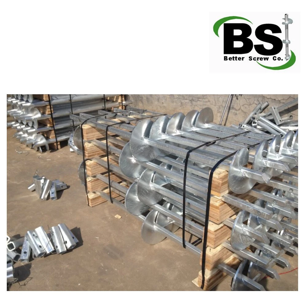 Square Supporting Pole Bar Shaft for Foundation Screw Piling