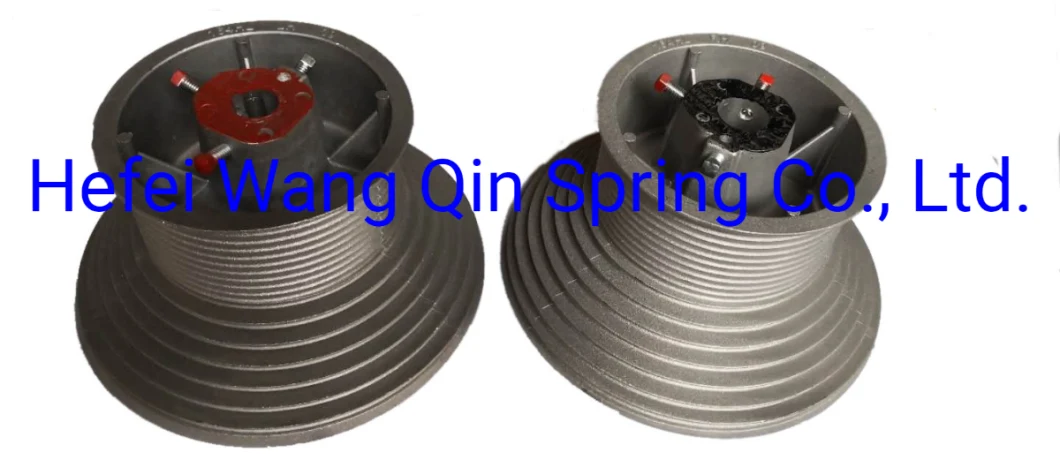 Pair Left &amp; Right Hand Heavy Duty Lift Cable Garage Door Drums/Wheel Replacement