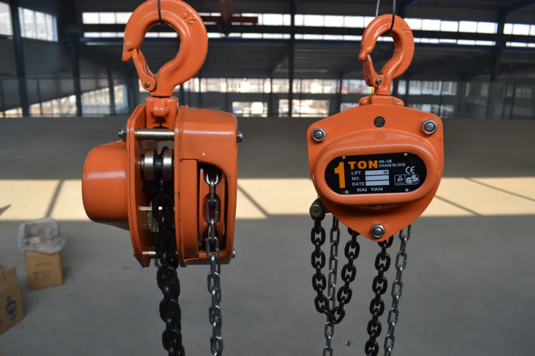 Manual Chain Block Lifting Hoist Pulley System for Garage Door