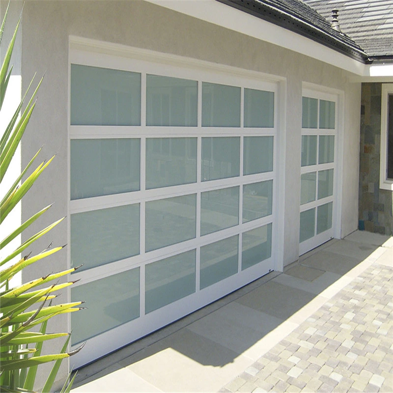 Modern Electric Overhead High Quality Aluminum Glass Garage Door