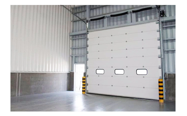 Exterior Industrial Sub Sectional Vertical Lifting Counter Weight Door