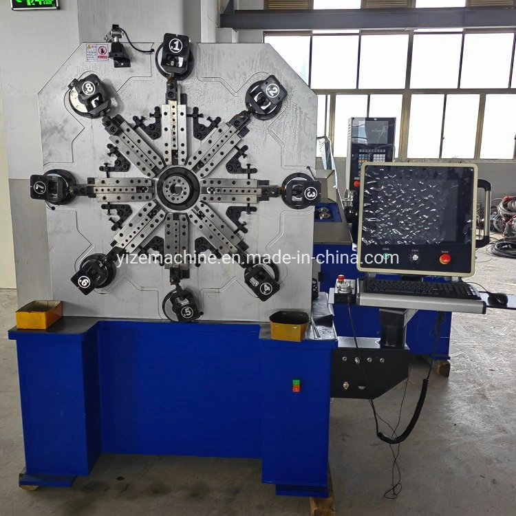 Automatic CNC Camless Wire Coiling Machine 3 Xis Hot Coil Car Garage Door Shutter Coil Spring Machine Price