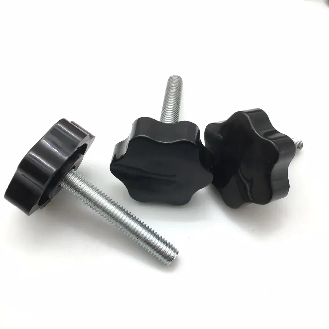 M6 M8 M10 Plum Head Plastic or Nylon Screw Head Knob Screws Handle Twist Tighten Adjust Bolts