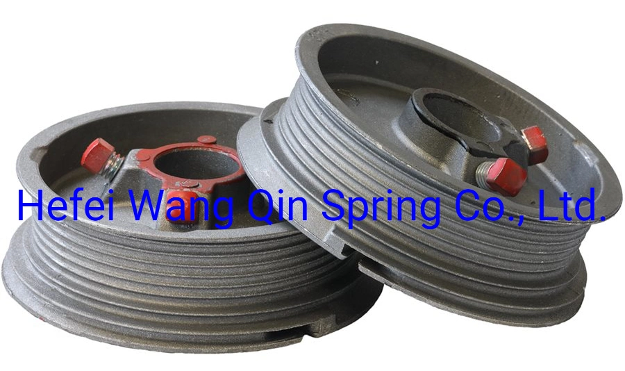 Pair Left &amp; Right Hand Heavy Duty Lift Cable Garage Door Drums/Wheel Replacement