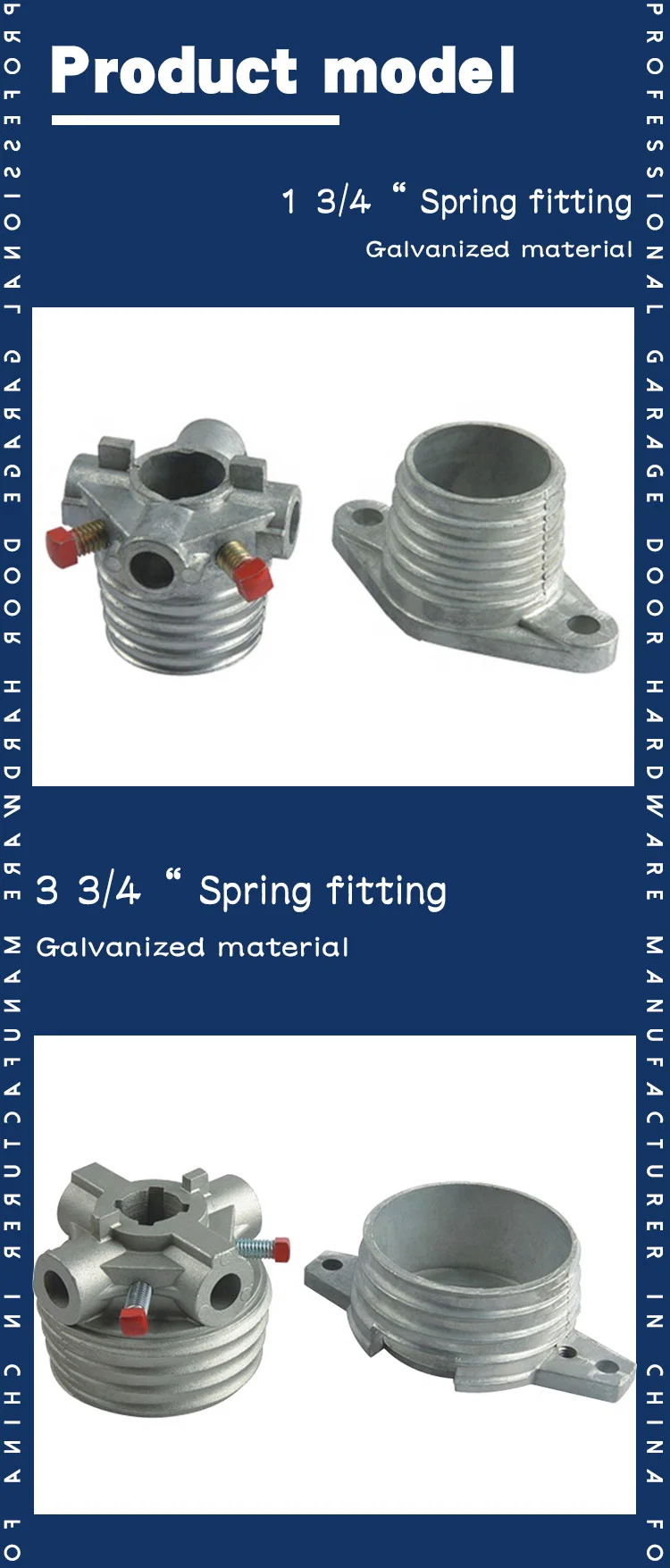 2&quot; 1.75&quot; 3.75&quot; Garage Door Torsion Spring Cones Winding and Stationary Spring Cones Fitting Garage Door Cones