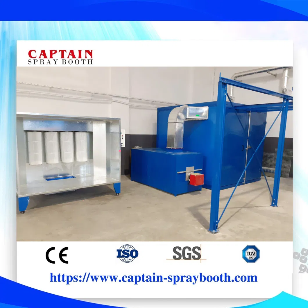 Electric Heating Customized High Standard Spray Booth/ Paint Chamber Garage Equipment Paint Room Powder Coating Booth