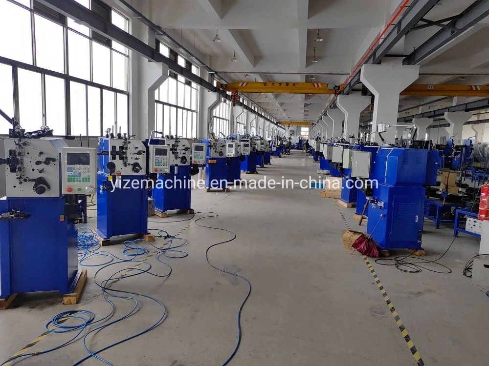 Automatic CNC Camless Wire Coiling Machine 3 Xis Hot Coil Car Garage Door Shutter Coil Spring Machine Price