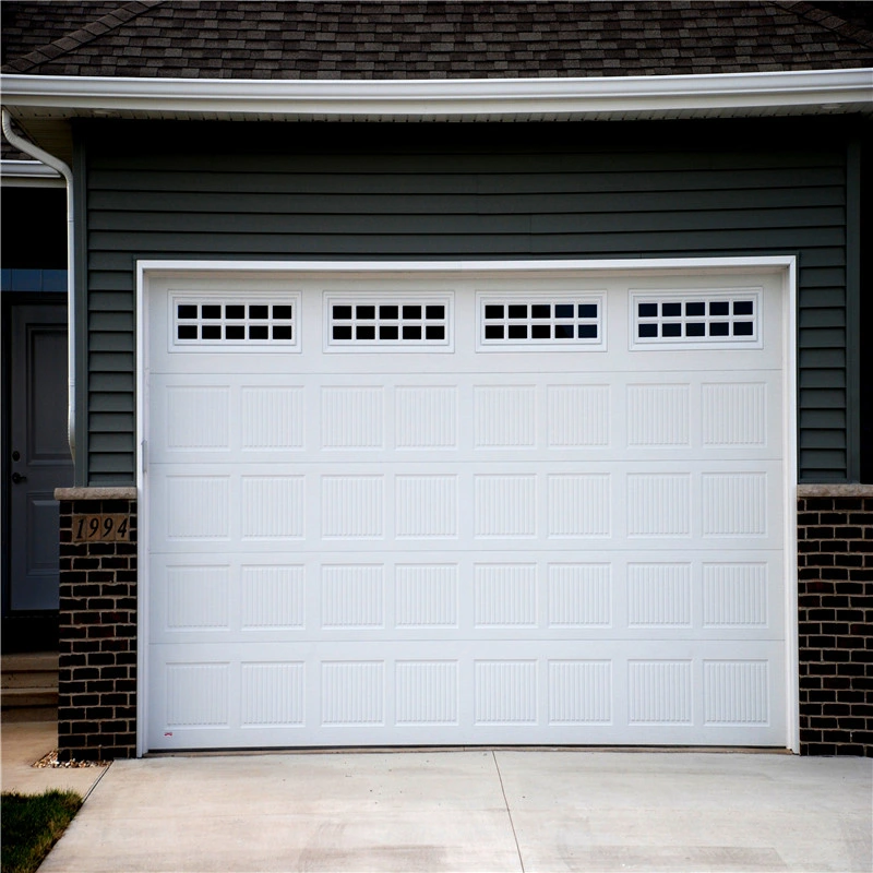 Excellent Quality Vertical Insulated Aluminum Overhead Sectional Garage Door