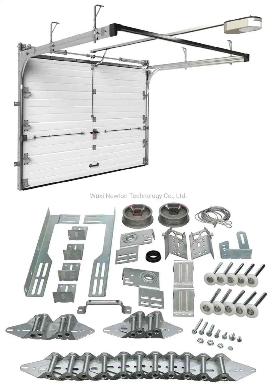 Automatic Control Overhead Sectional Garage Door Factory Direct Sale