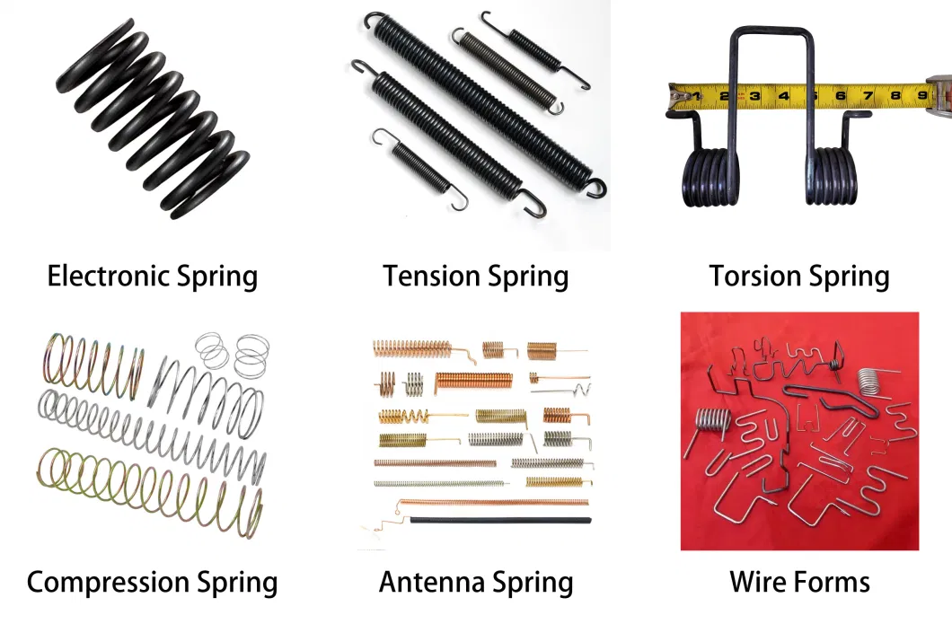 High Quality Stainless Steel Garage Door Precision Coil Spiral Extension Spring with Ends Hook