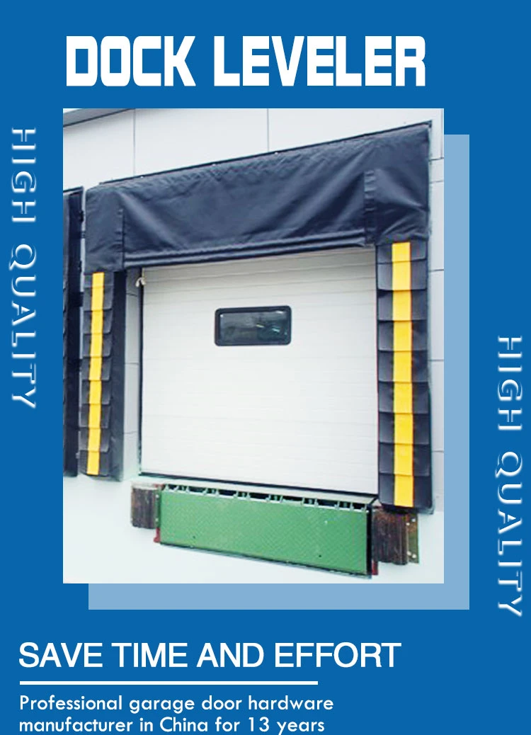 Dock Leveller Rubber Sealed Insulation Door Seal Dock Boat Shelter Fabriccurtain Steel Dock Shelter