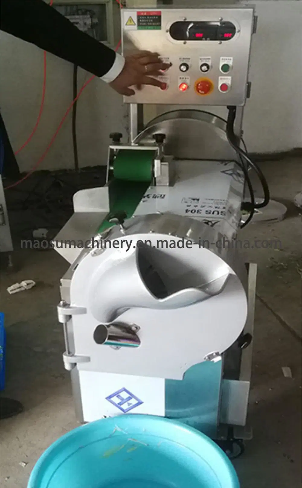 Multiple Manual Electric Commercial Drum Vegetable Dice Cutter Machine Restaurant