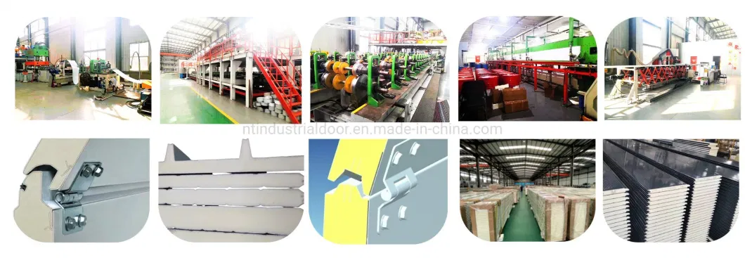 Steel Panel Solid Automatic Sectional Overhead Industrial Door