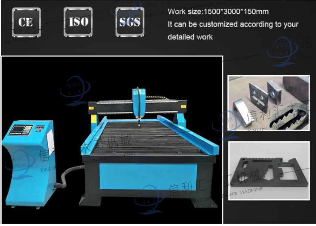 Hot Sale! Water Table Included CNC Plasma Cutter for Cast Iron Aluminum CNC De Corte Por Plasma for Garage Door
