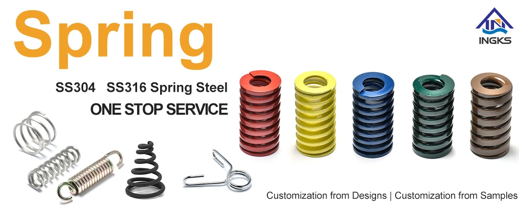 Double L Bending High Strength SS304 Torsion Spring