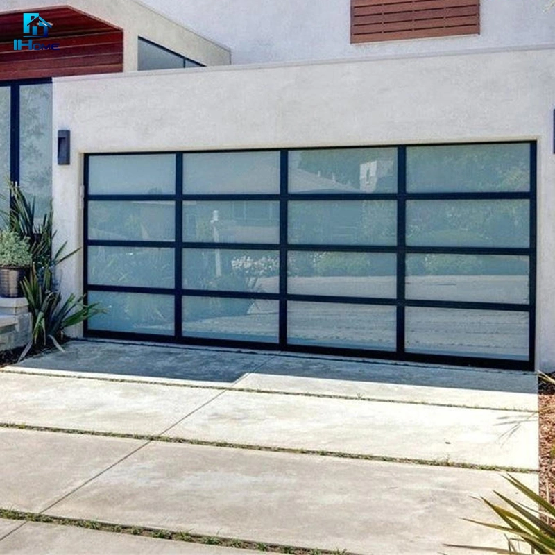 Low Price Residential Double Sheet Large Galvanized Sliding Garage Door for Villas
