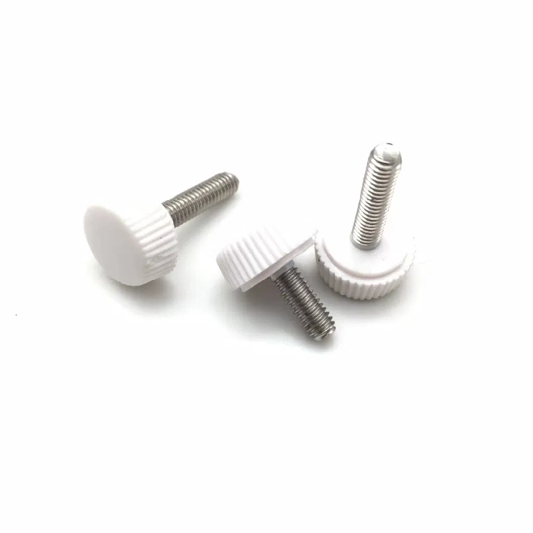 M6 M8 M10 Plum Head Plastic or Nylon Screw Head Knob Screws Handle Twist Tighten Adjust Bolts