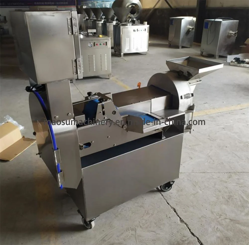 Commercial Industrial Electric Vegetable Mushroom Tomato Onion Chilli Pepper Dicing Machine