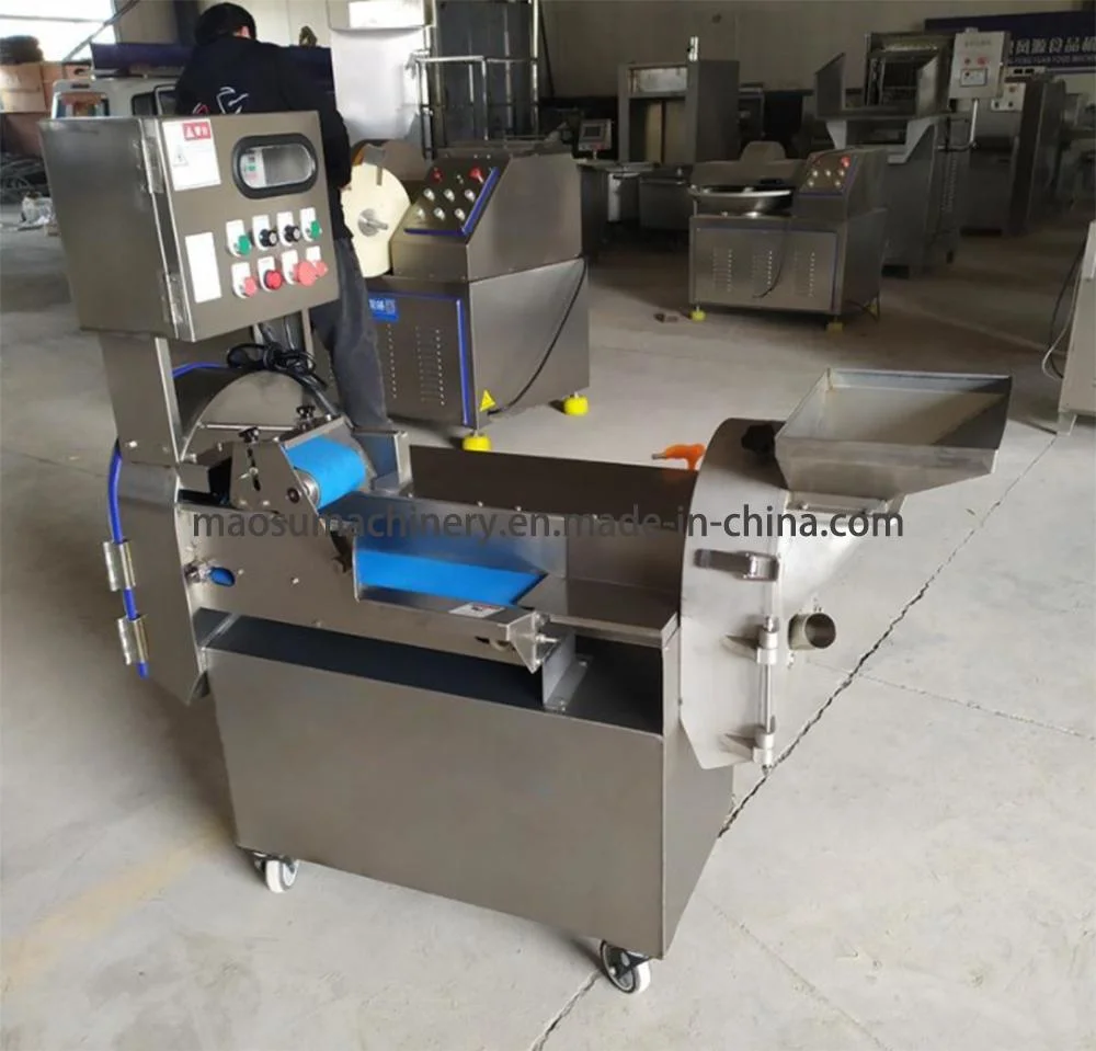 Commercial Industrial Electric Vegetable Mushroom Tomato Onion Chilli Pepper Dicing Machine