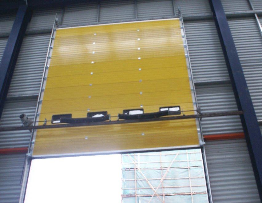 Auto Galvanized Steel Warehouse Industrial Sectional Automatic Safety Overhead Sliding Garage Lifting Exterior Doors