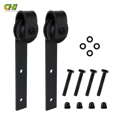  Herrajes De Puertas Granero Invisible Bi Fold 1,6 M basso profilo Top 10 piedi Falegnameria porta portarulli per granaio Porte