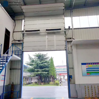 Sportello industriale pieghevole con sezione verticale di sollevamento verticale completamente automatico