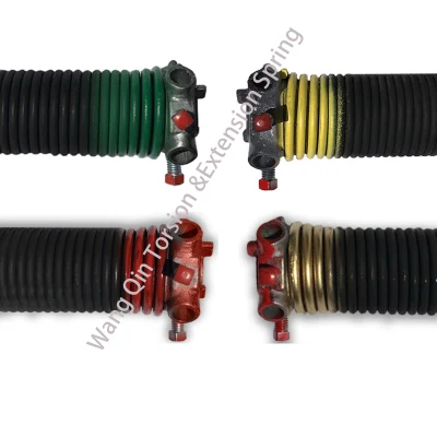 0.225 X 2&quot; X 22&quot; Black verniciato porta garage Torsion Coppia di molle