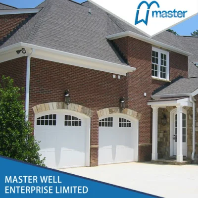 Nuovo stile overhead sezionale garage porta con finestra trasparente