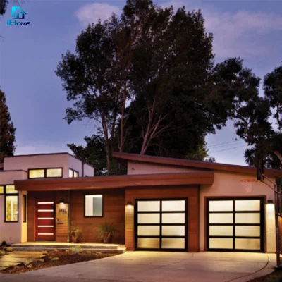 Prezzo basso residenziale Doppia lamiera grande zincata scorrevole Garage porta Per Ville