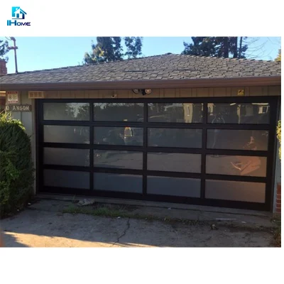 Prezzo basso residenziale Doppia lamiera grande zincata scorrevole Garage porta Per Ville