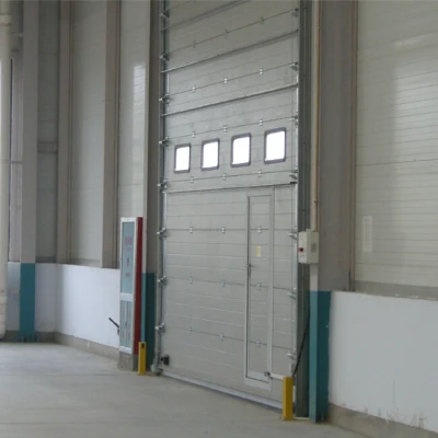  Porta industriale scorrevole orizzontale in porta senza soglia